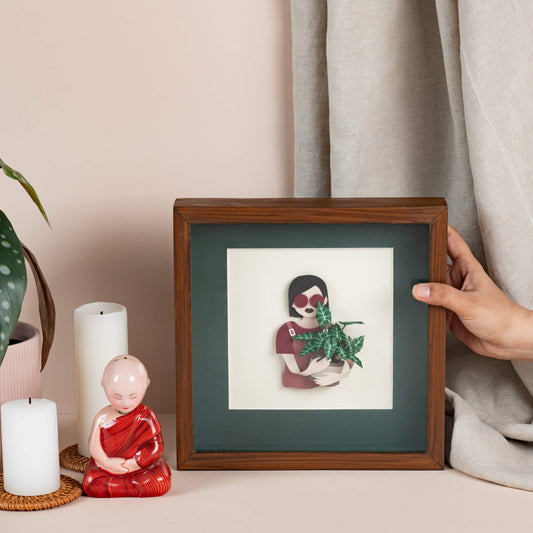 Girl with Alocasias Polly | Plant Whisperers | Wall Art